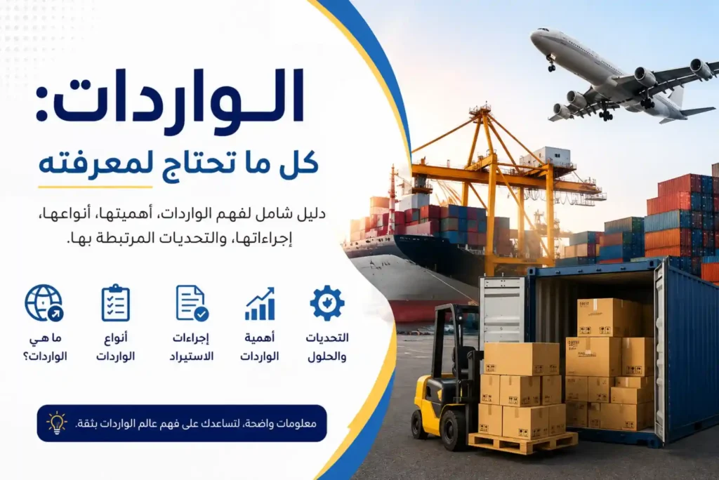 الواردات: كل ما تحتاج لمعرفته الواردات: كل ما تحتاج لمعرفته