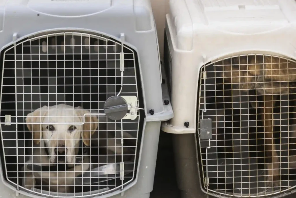 Flying With Dogs as Checked Baggage or Cargo: Temperature Embargoes and Crate Specs Flying With Dogs as Checked Baggage or Cargo: Temperature Embargoes and Crate Specs